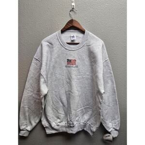 Vintage Ski Sweatshirt Snowshoe Crewneck XL Jerzees 90s Super Sweats VTG XL